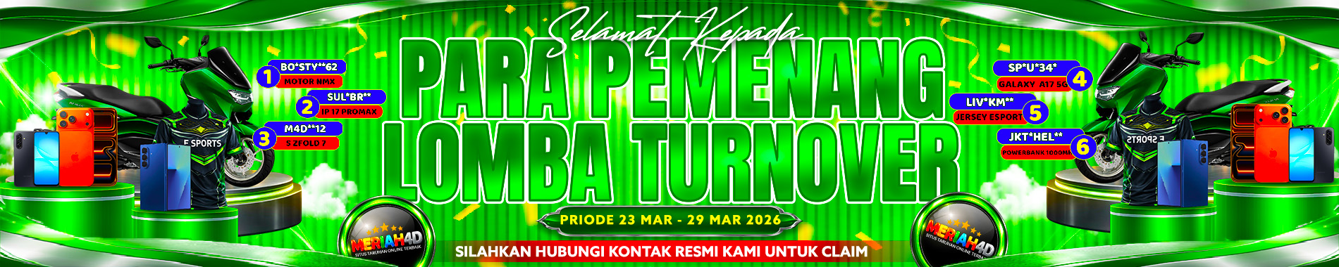 BANNER NATARU 2026 MERIAH4D
